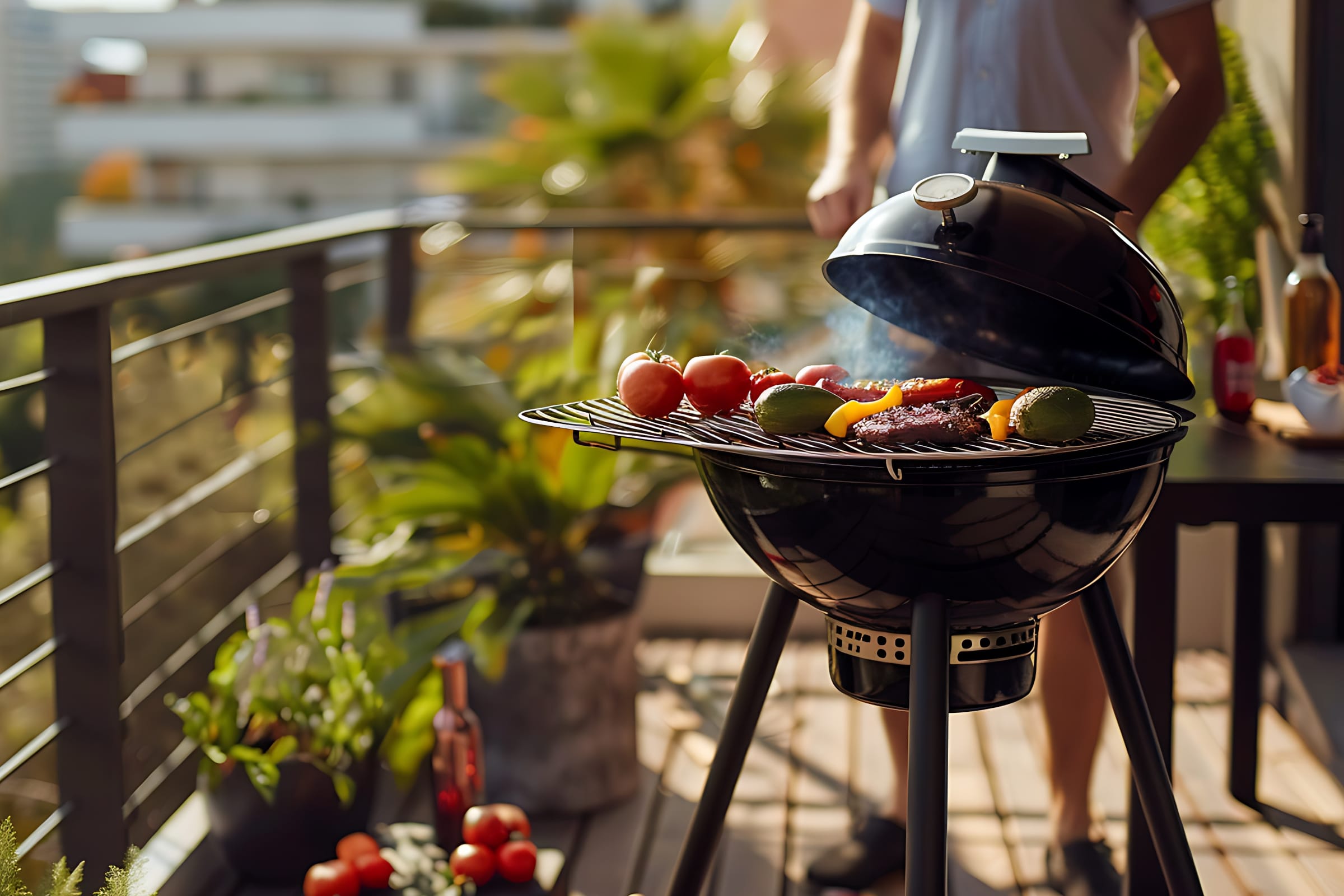 Bester Balkongrill für leckere Barbecues auf kleinen Balkonen